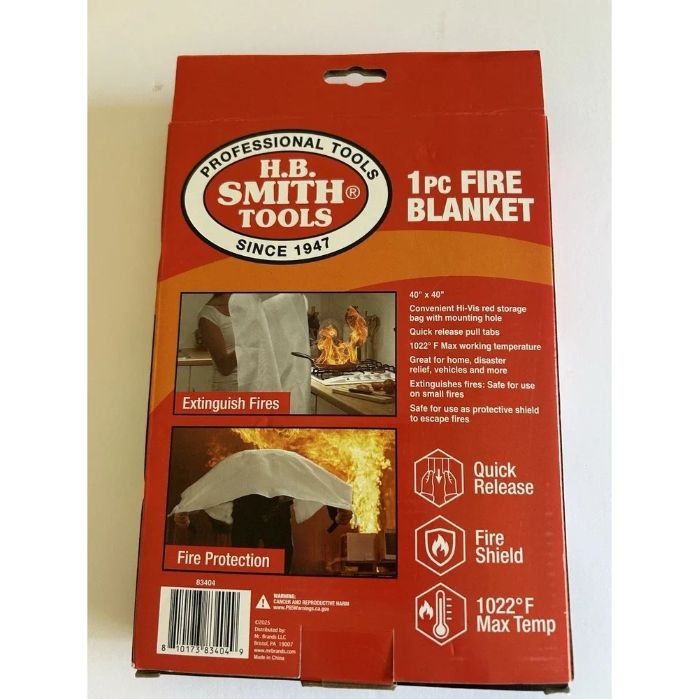 HB Smith Tools Fire Blanket 40